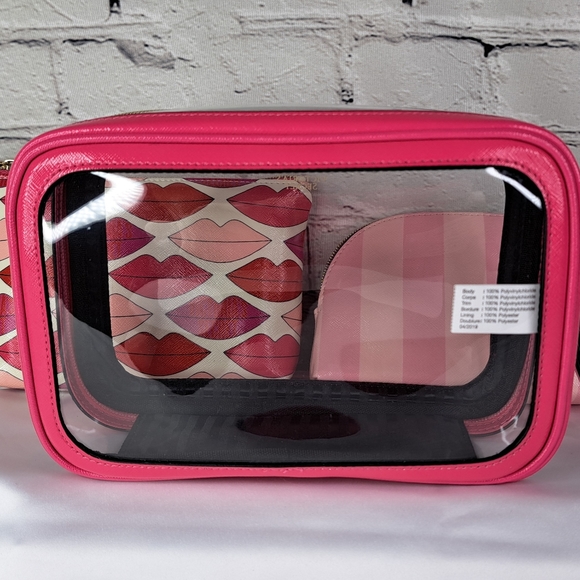 VICTORIA’S SECRET SIGNATURE LOGO NESTING 3-PIECE BAG SET - Picture 4 of 16